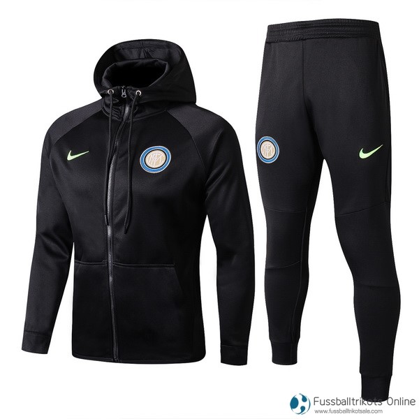 Inter Milan Trainingsanzug 2017-18 Nike Schwarz Fussballtrikots Günstig